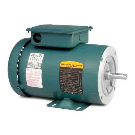 Baldor-Reliance Baldor-Reliance Motor CUHL3519, 1HP, 1725RPM, 1PH, 60HZ, 56C, 3524L, TEFC, F3, N CUHL3519